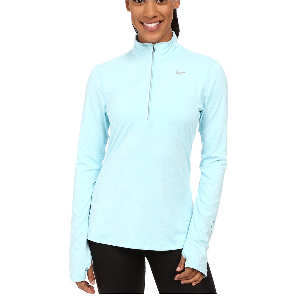 Light Blue Nike Half Zip